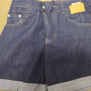 Summer summer dark blue denim shorts for women